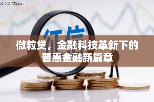 滦平微粒贷，金融科技革新下的普惠金融新篇章