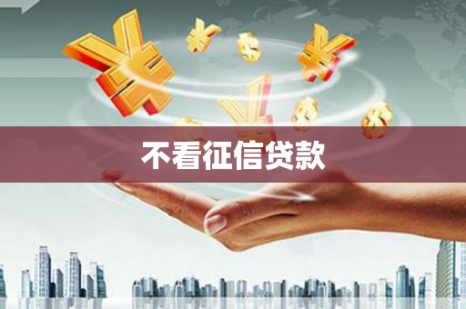 德清不看征信贷款