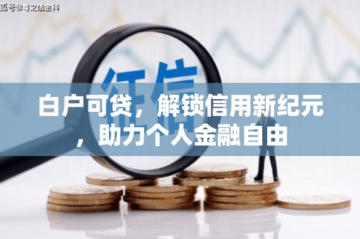 金溪白户可贷，解锁信用新纪元，助力个人金融自由