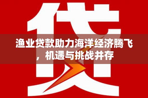 洋县渔业贷款助力海洋经济腾飞，机遇与挑战并存