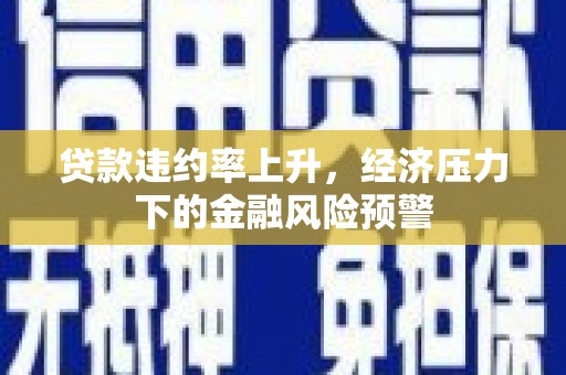 息县贷款违约率上升，经济压力下的金融风险预警