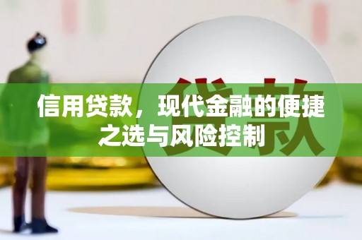 兰州信用贷款，现代金融的便捷之选与风险控制