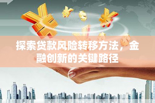 甘州探索贷款风险转移方法，金融创新的关键路径