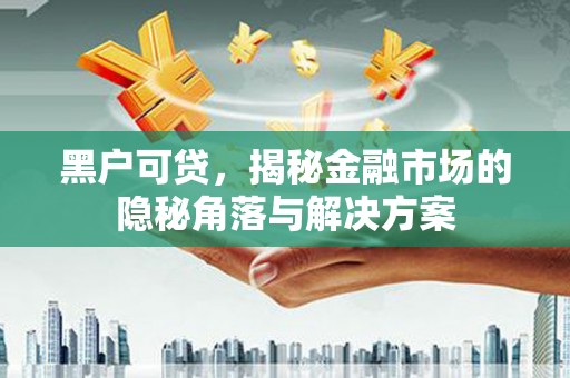 富源黑户可贷，揭秘金融市场的隐秘角落与解决方案