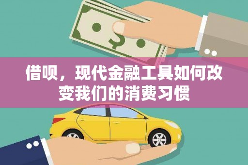 容县借呗，现代金融工具如何改变我们的消费习惯