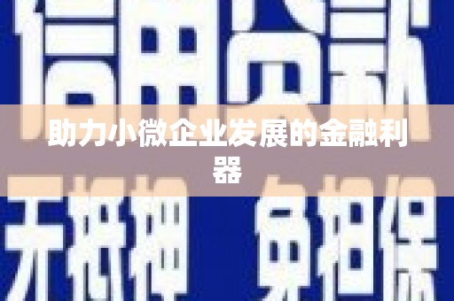 宁海助力小微企业发展的金融利器