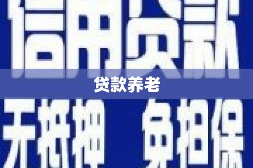 东丰贷款养老