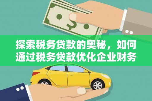 海东探索税务贷款的奥秘，如何通过税务贷款优化企业财务