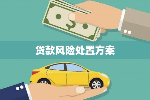 曲靖贷款风险处置方案