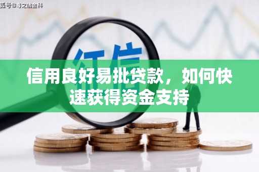 沾益信用良好易批贷款，如何快速获得资金支持