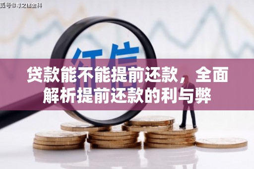 永定贷款能不能提前还款，全面解析提前还款的利与弊