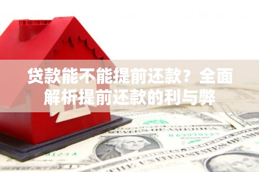 阿勒泰贷款能不能提前还款？全面解析提前还款的利与弊
