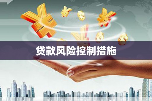 碌曲贷款风险控制措施